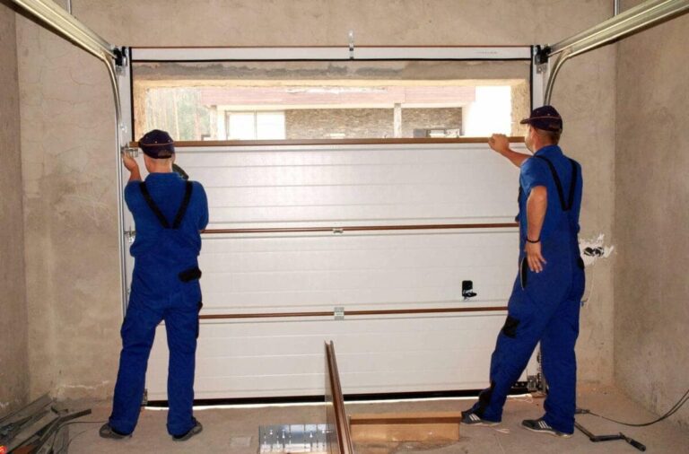 Garage door installation