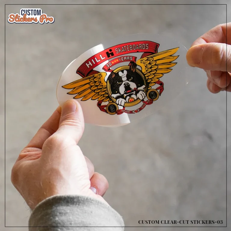 Custom Printed Clear Cut Stickers