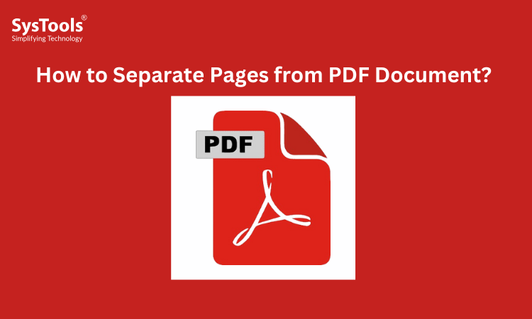 how to separate pages from pdf