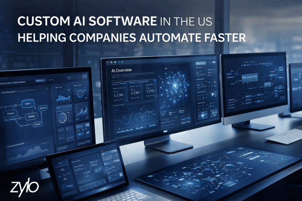 custom AI software development services US